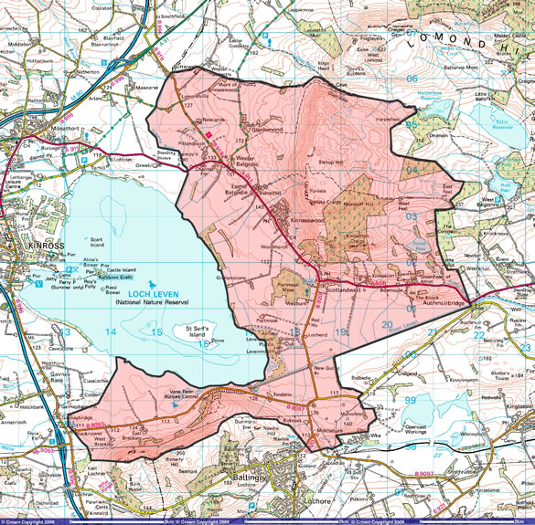 Portmoak area map